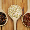 10 Aug 2009 --- Quinoa, black, white and red / (Chenopodium quinoa) --- Image by © Pfeiffer, J./Corbis