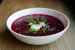 Borsch, com beterrabas assadas