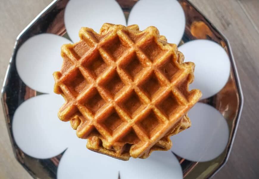 Waffle de Batata doce – receita de base